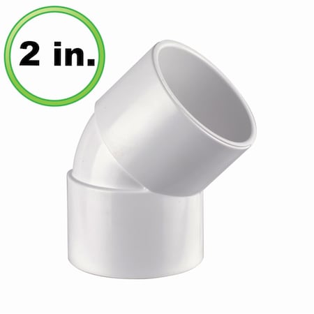 Circo Innovations 2 in. 45 Degree Utility Grade PVC Fitting 146-U